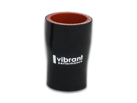 Vibrant 4 Ply Aramid Reducer Coupling 2.5in I.D. x 4in I.D. - Gloss Black Online Sale