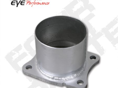 Diamond Eye ADAPTER 4-BOLT FLANGE 4in INNER DIA CLAMP-ON AL: 01-05 CHEVY GMC 6.6L 2500 3500 CHV-FBA Sale