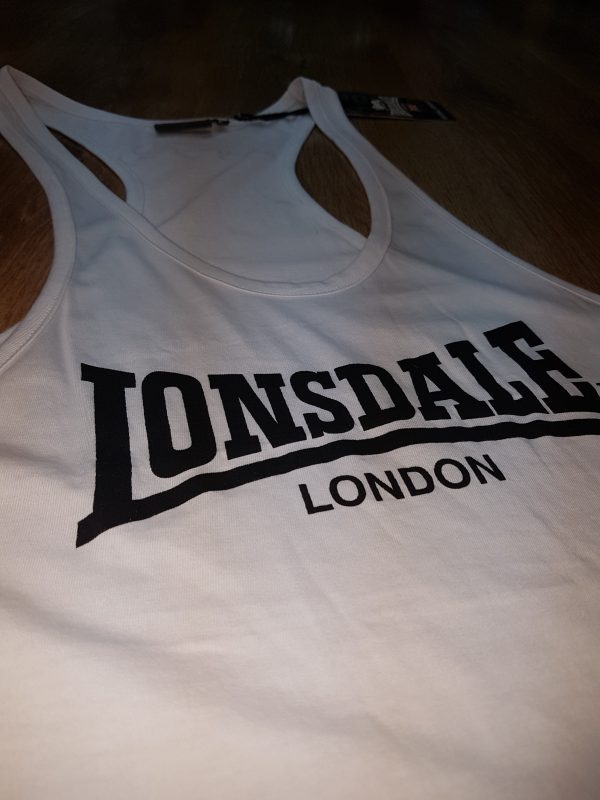 LONSDALE Y-back Muscle Fit Gym Tank Top Vest Singlet on Sale