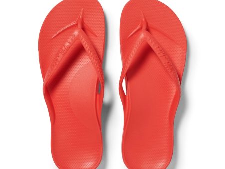 Arch Support Thongs - Classic - Coral on Sale