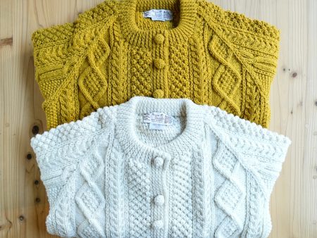 ATHENA DESIGNS for ANATOMICA ARAN CARDIGAN Sale