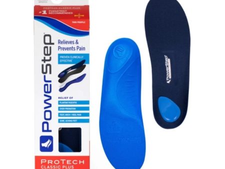 Powerstep ProTech Classic Thin Full Length Orthotic Insoles 1003-01 Discount