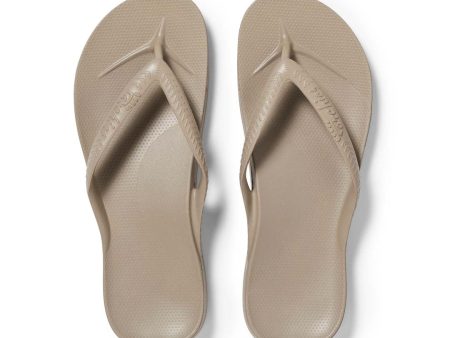 Arch Support Thongs - Classic - Taupe Supply