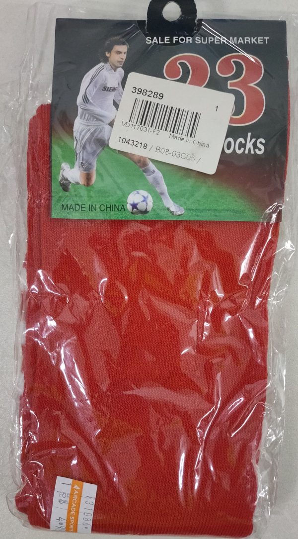 Sports Long Socks - Red #23 Supply