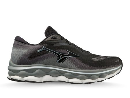 Mizuno Men s Wave Sky 7 - Black Glacier Ridge Cheap