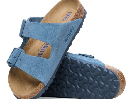 Birkenstock Arizona Elemental Blue Suede Sale