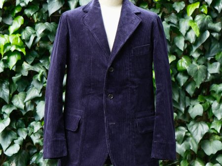 HOBEREAU ENGLISH CORDUROY NAVY For Sale