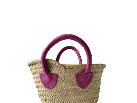 MINI FRENCH MARKET TOTE - CONTRACT TANNING on Sale