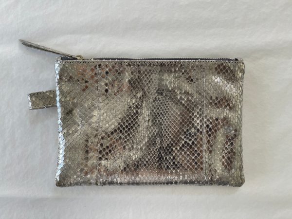 ZIPPER TOP CLUTCH POUCH - CONTRACT TANNING For Discount