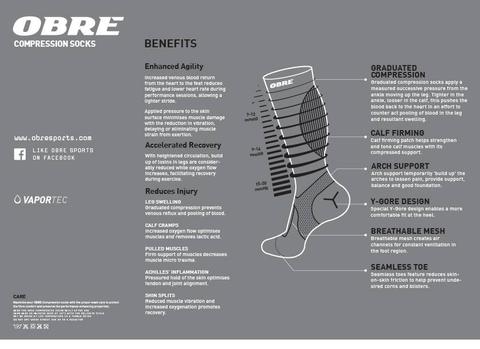 COMPRESSION SOCKS by OBRE (Support) + Online Hot Sale