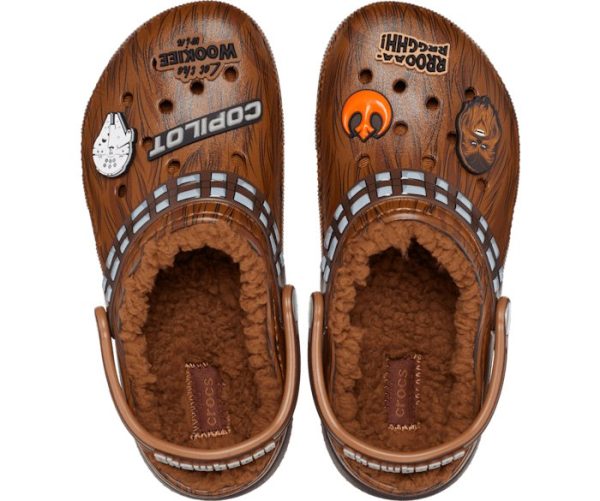 Crocs Toddler Star Wars Chewbacca Classic Lined Clog - Espresso Cheap