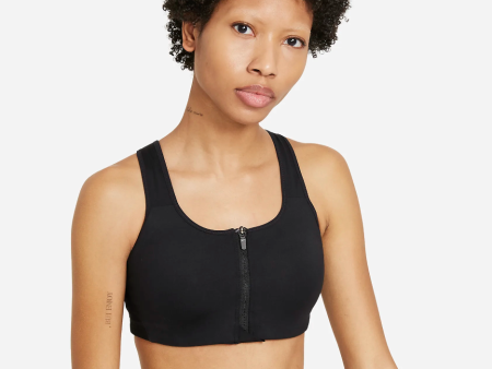 Nike Swoosh High Support Padded Zip Front Sports Bra Sale