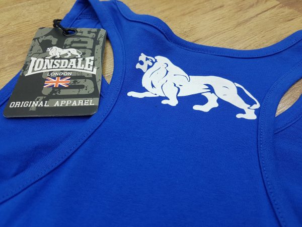 LONSDALE Gym Graphic Singlet Vest Tank Top Online