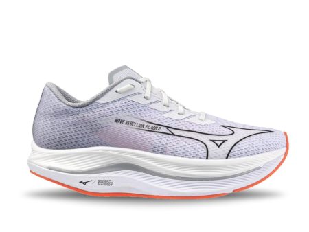 Mizuno Men s Wave Rebellion Flash 2 - White Black on Sale