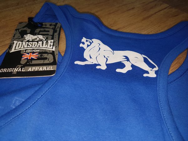 LONSDALE Gym Graphic Singlet Vest Tank Top Online