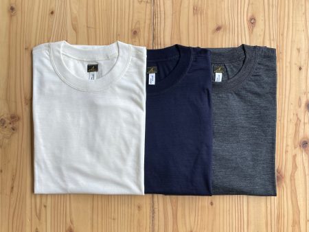 GOOD & WOOLEN MERINO WOOL CREW NECK TEE L S on Sale