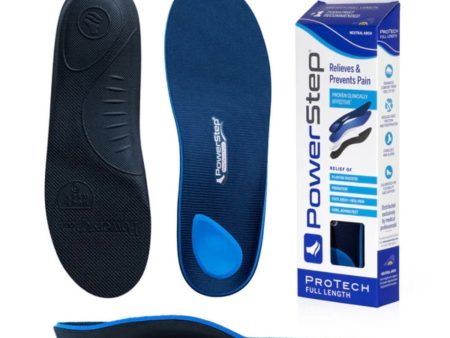 PowerStep ProTech Full Length Orthotic Insoles 1005-01 Online Sale