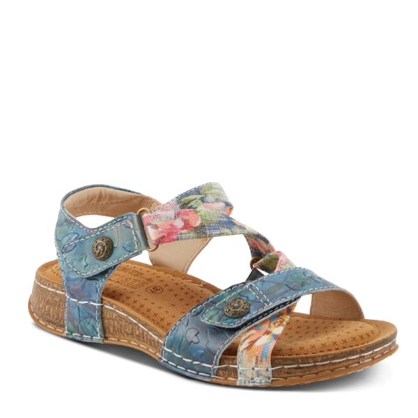 L Artiste By Spring Step Women s Collette - Blue Multi Discount