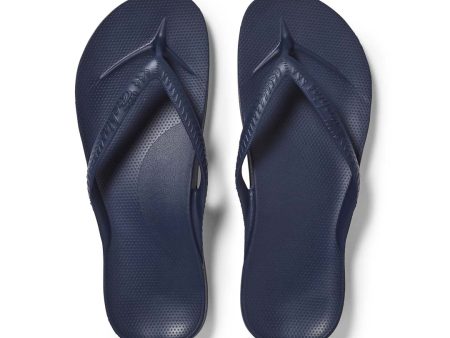 Arch Support Thongs - Classic - Navy Online Hot Sale