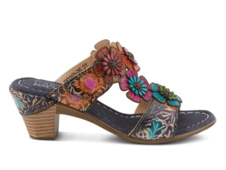 L Artiste By Spring Step Women s Summerfun - Navy Multi on Sale