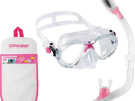 JUNIOR COMBO  SNORKEL SET MAREA JR+MINI DRY - For Sale