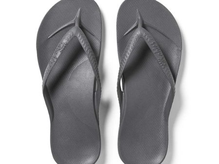 Arch Support Thongs - Classic - Charcoal Supply