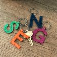 LETTER KEYCHAINS MINI - ASSORTED COLORS - IN STOCK NOW Hot on Sale