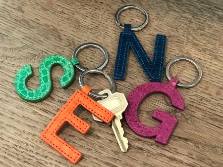 LETTER KEYCHAINS MINI - ASSORTED COLORS - IN STOCK NOW Hot on Sale