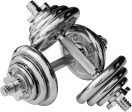 Chrome Dumbell Set 10KG Adjustable + Hot on Sale