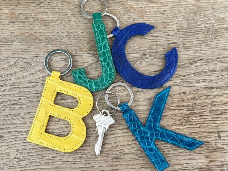 LETTER KEYCHAINS - ASSORTED COLORS - IN STOCK NOW Discount