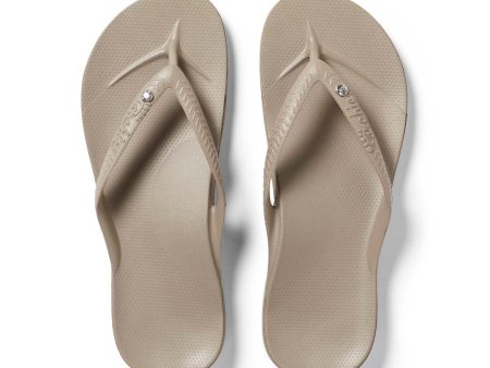 Arch Support Thongs - Classic - Crystal Taupe For Sale