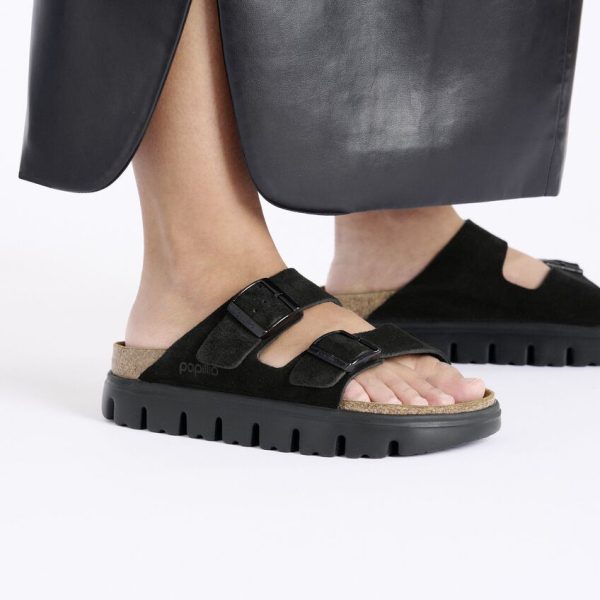 Birkenstock Women s Arizona Chunky Black Suede Online Hot Sale