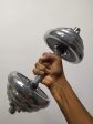 Chrome Dumbell Set 10KG Adjustable + Hot on Sale