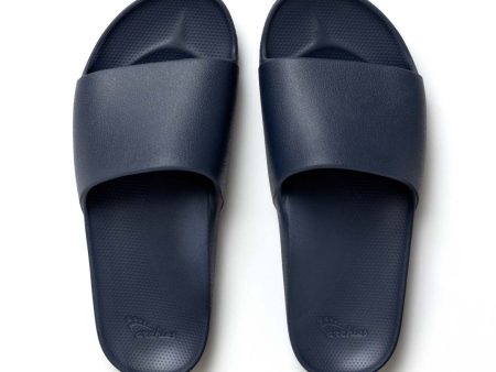 Arch Support Slides - Classic - Navy For Cheap