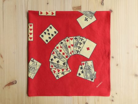 SATIN SCARF PLAYING CARDS For Cheap