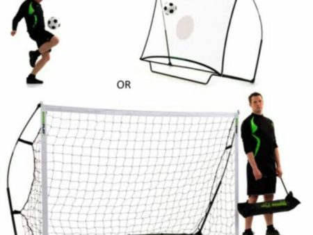 Quickplay Kickster Goalpost Rebounder Combo 2.4m X 1.5m - Online Sale