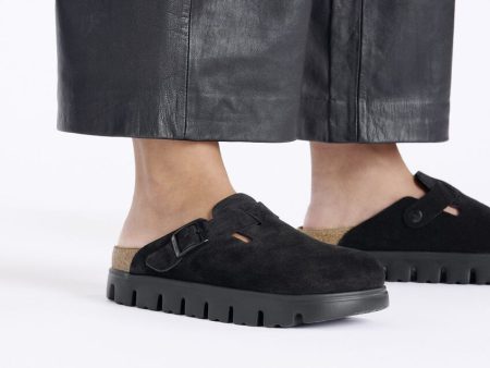 Birkenstock Boston Chunky Black Cheap