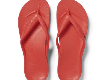 Kids - Arch Support Thongs - Coral Online now