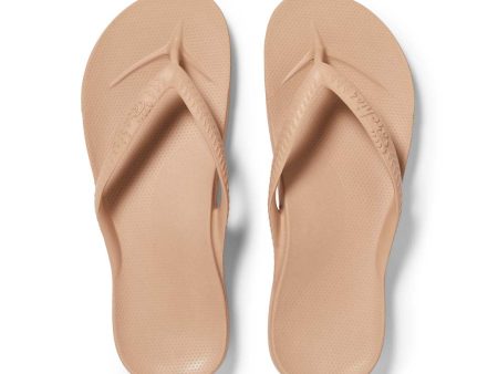 Arch Support Thongs - Classic - Tan Fashion