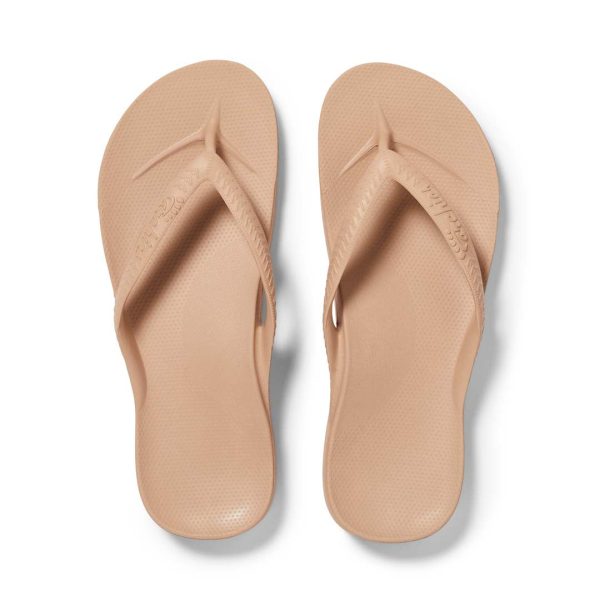 Arch Support Thongs - Classic - Tan Fashion