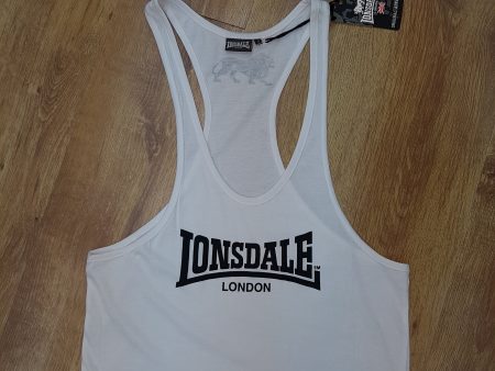 LONSDALE Y-back Muscle Fit Gym Tank Top Vest Singlet on Sale