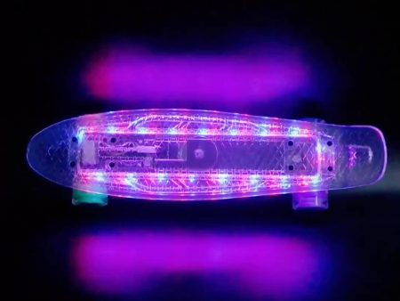 LED Cruiser Kicktail Penny-style Skateboard - Online Hot Sale