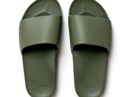 Arch Support Slides - Classic - Khaki on Sale