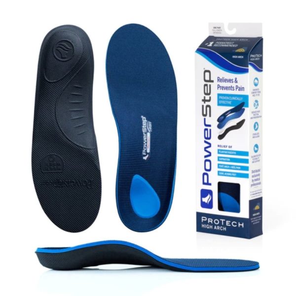 PowerStep ProTech High Arch Full Length Orthotic Insoles 1021-01 Cheap