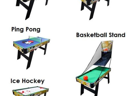 SOCCER TABLE - 5-in-1 Multi Game Table - on Sale