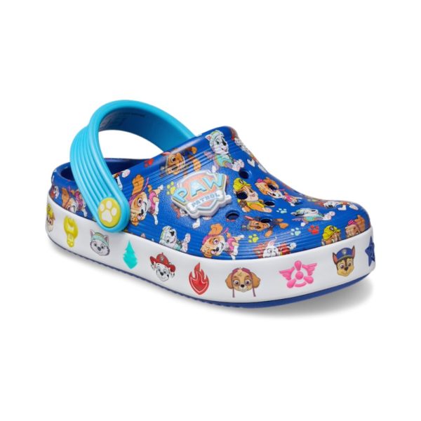 Crocs Toddler Paw Patrol Off Court Clog - Blue on Sale