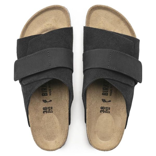 Birkenstock Kyoto Black Suede Online Sale