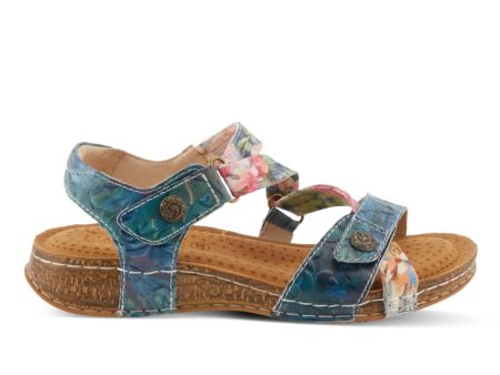 L Artiste By Spring Step Women s Collette - Blue Multi Discount