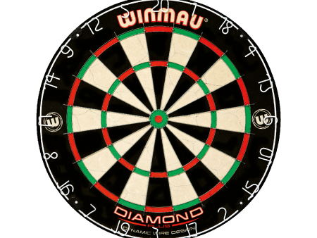 WINMAU Diamond Plus Dartboard + x Hot on Sale