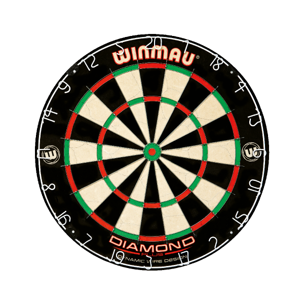 WINMAU Diamond Plus Dartboard + x Hot on Sale